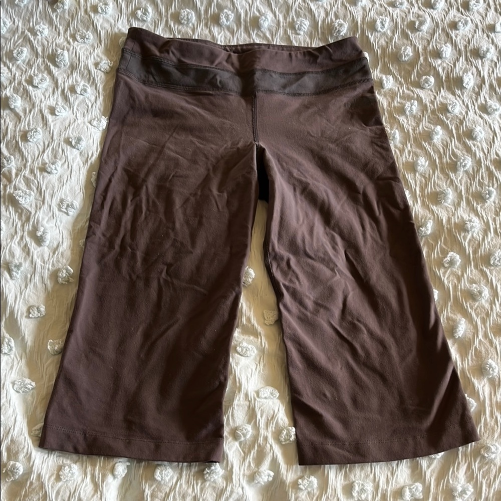 Brown Cropped Pants